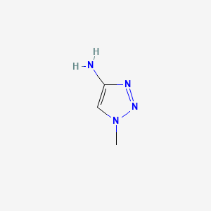 molecular formula C3H6N4 B1315849 1-Methyl-1H-1,2,3-triazol-4-amine CAS No. 67545-00-0