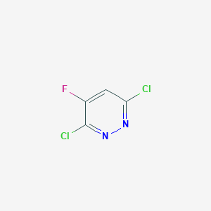molecular formula C4HCl2FN2 B1315852 3,6-Dichloro-4-fluoropyridazine CAS No. 92920-33-7