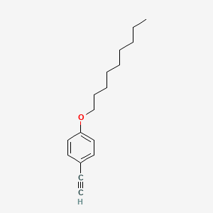 molecular formula C17H24O B1315854 1-Ethynyl-4-(nonyloxy)benzene CAS No. 79887-20-0