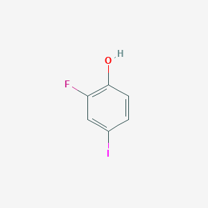 molecular formula C6H4FIO B1315855 2-氟-4-碘苯酚 CAS No. 2713-28-2