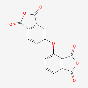 molecular formula C16H6O7 B1315862 4-((1,3-Dioxo-1,3-dihydroisobenzofuran-5-yl)oxy)isobenzofuran-1,3-dione CAS No. 50662-95-8