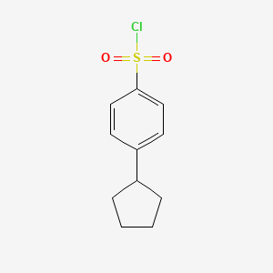 molecular formula C11H13ClO2S B1315863 4-环戊基苯磺酰氯 CAS No. 54997-94-3