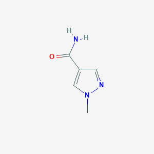 molecular formula C5H7N3O B1315867 1-methyl-1H-pyrazole-4-carboxamide CAS No. 89280-01-3