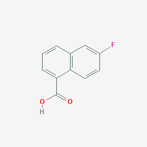 molecular formula C11H7FO2 B1315869 6-氟萘-1-甲酸 CAS No. 575-08-6