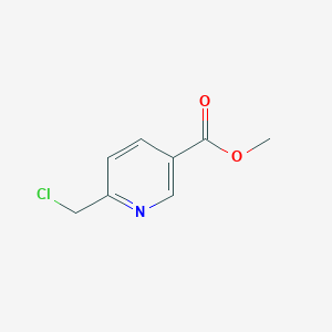 molecular formula C8H8ClNO2 B1315883 Methyl 6-(chloromethyl)nicotinate CAS No. 49668-90-8