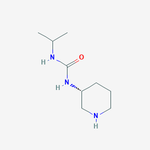 molecular formula C9H19N3O B13158890 1-[(3R)-piperidin-3-yl]-3-(propan-2-yl)urea 