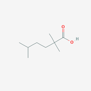 molecular formula C9H18O2 B1315891 2,2,5-三甲基己酸 CAS No. 27971-09-1