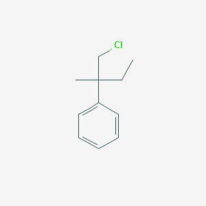molecular formula C11H15Cl B13158962 (1-Chloro-2-methylbutan-2-yl)benzene 