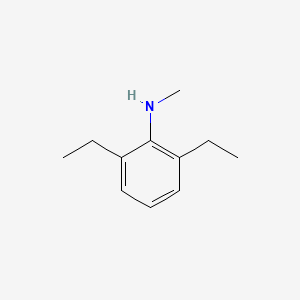 molecular formula C11H17N B1315901 N-(2,6-二乙基苯基)-N-甲基胺 CAS No. 24544-05-6