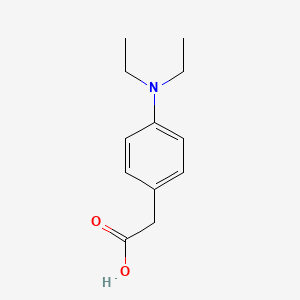 molecular formula C12H17NO2 B1315902 [4-(二乙基氨基)苯基]乙酸 CAS No. 27864-28-4