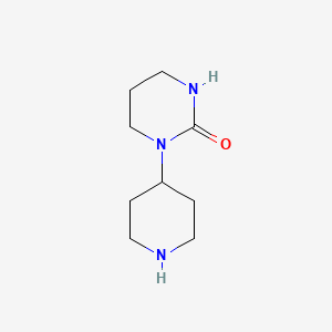 molecular formula C9H17N3O B1315905 1-(哌啶-4-基)四氢嘧啶-2(1H)-酮 CAS No. 61220-36-8