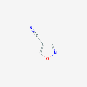 molecular formula C4H2N2O B1315924 Isoxazole-4-carbonitrile CAS No. 68776-58-9