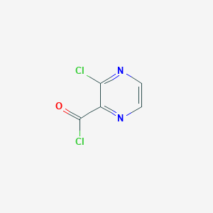 molecular formula C5H2Cl2N2O B1315933 3-Chloropyrazine-2-carbonyl chloride CAS No. 90361-99-2
