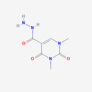 molecular formula C7H10N4O3 B1315934 1,3-Dimethyl-2,4-dioxopyrimidine-5-carbohydrazide CAS No. 39513-55-8