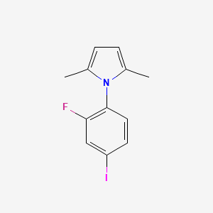 1-(2-fluoro-4-iodophenyl)-2,5-dimethyl-1H-pyrrole