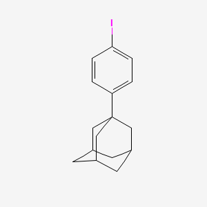 molecular formula C16H19I B1315956 1-(4-Iodophenyl)adamantane CAS No. 98611-00-8