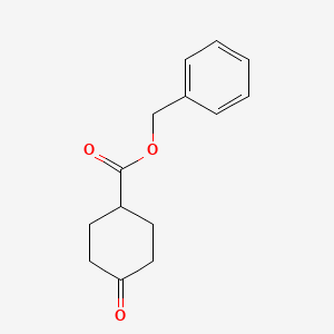 molecular formula C14H16O3 B1315983 Benzyl 4-oxocyclohexanecarboxylate CAS No. 62596-26-3