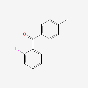 molecular formula C14H11IO B1315984 2-Iodo-4'-methylbenzophenone CAS No. 107624-39-5