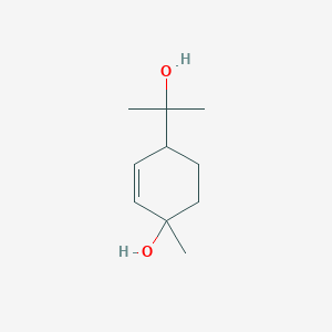 molecular formula C10H18O2 B131599 4-羟基-α,α,4-三甲基环己-2-烯-1-甲醇 CAS No. 20053-40-1