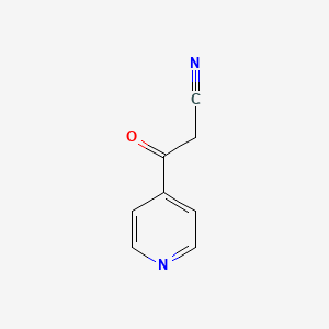 molecular formula C8H6N2O B1315991 3-Oxo-3-(pyridin-4-YL)propanenitrile CAS No. 23821-37-6