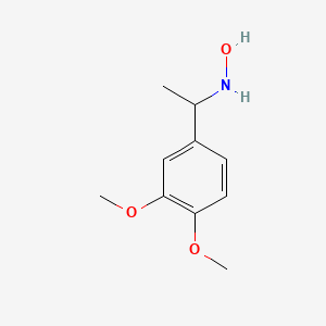 molecular formula C10H15NO3 B1315995 N-(1-(3,4-dimethoxyphenyl)ethyl)hydroxylamine 