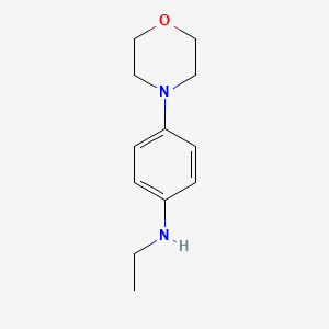 molecular formula C12H18N2O B1316002 N-ethyl-4-(morpholin-4-yl)aniline CAS No. 182804-91-7