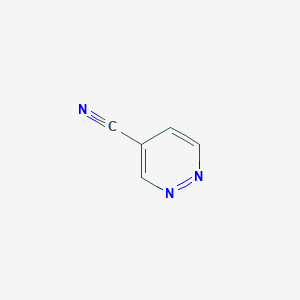 molecular formula C5H3N3 B1316004 Pyridazine-4-carbonitrile CAS No. 68776-62-5