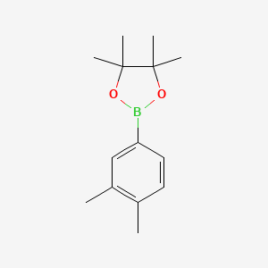 molecular formula C14H21BO2 B1316008 2-(3,4-Dimethylphenyl)-4,4,5,5-tetramethyl-1,3,2-dioxaborolane CAS No. 401797-00-0
