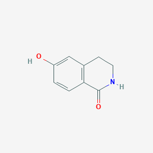 molecular formula C9H9NO2 B1316012 6-hydroxy-3,4-dihydroisoquinolin-1(2H)-one CAS No. 22245-98-3