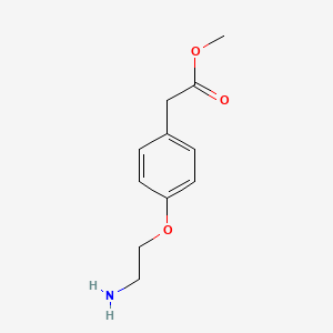 molecular formula C11H15NO3 B1316030 Methyl [4-(2-aminoethoxy)phenyl]acetate CAS No. 227091-65-8