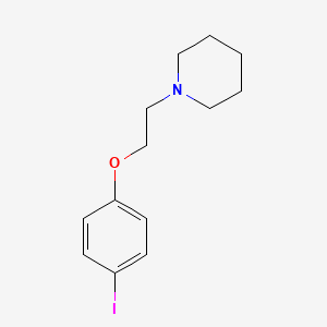 molecular formula C13H18INO B1316040 1-(2-(4-Iodophenoxy)ethyl)piperidine CAS No. 103808-68-0