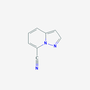 molecular formula C8H5N3 B1316041 Pyrazolo[1,5-a]pyridine-7-carbonitrile CAS No. 319432-36-5