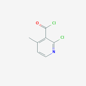 molecular formula C7H5Cl2NO B1316042 2-Chloro-4-methyl-nicotinoyl chloride CAS No. 50839-95-7
