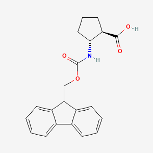 (1R,2R)-2-((((9H-Fluoren-9-yl)methoxy)carbonyl)amino)cyclopentanecarboxylic acid