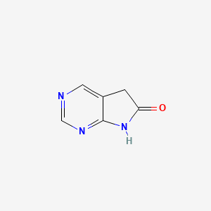 molecular formula C6H5N3O B1316067 5H-Pyrrolo[2,3-d]pyrimidin-6(7H)-one CAS No. 5817-96-9