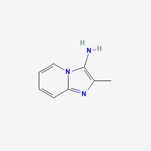 molecular formula C8H9N3 B1316074 2-Methylimidazo[1,2-a]pyridin-3-amine CAS No. 28036-31-9