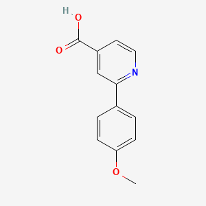 molecular formula C13H11NO3 B1316077 2-(4-Methoxyphenyl)isonicotinic acid CAS No. 935861-30-6