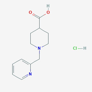 molecular formula C12H17ClN2O2 B1316085 1-Pyridin-2-ylmethyl-piperidine-4-carboxylic acid hydrochloride CAS No. 1052538-53-0