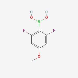 molecular formula C7H7BF2O3 B1316093 2,6-Difluoro-4-methoxyphenylboronic acid CAS No. 406482-20-0