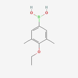 molecular formula C10H15BO3 B1316095 3,5-Dimethyl-4-ethoxyphenylboronic acid CAS No. 850568-59-1