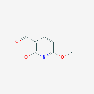 molecular formula C9H11NO3 B1316103 3-Acetyl-2,6-dimethoxypyridine CAS No. 870703-62-1