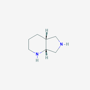 molecular formula C7H14N2 B131611 cis-Octahydropyrrolo[3,4-b]pyridine CAS No. 147459-51-6