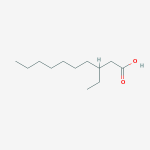 molecular formula C12H24O2 B1316120 3-Ethyldecanoic acid CAS No. 220776-73-8