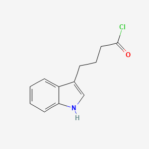 molecular formula C12H12ClNO B1316121 4-(1H-Indol-3-yl)butanoyl chloride 