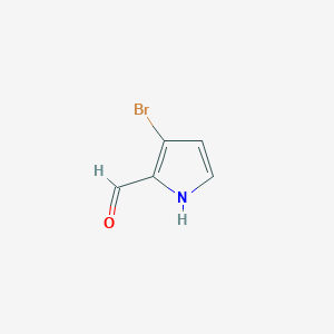 molecular formula C5H4BrNO B1316125 3-Bromo-1H-pyrrole-2-carbaldehyde CAS No. 408359-07-9