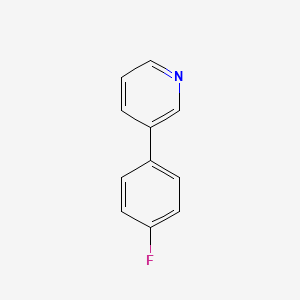 molecular formula C11H8FN B1316129 3-(4-氟苯基)吡啶 CAS No. 85589-65-7