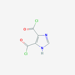 molecular formula C5H2Cl2N2O2 B1316136 1H-Imidazole-4,5-dicarbonyl dichloride CAS No. 59399-36-9