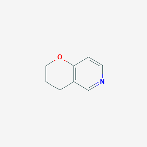 molecular formula C8H9NO B1316139 3,4-Dihydro-2H-pyrano[3,2-c]pyridine CAS No. 57446-02-3