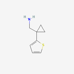 [1-(Thiophen-2-yl)cyclopropyl]methanamine