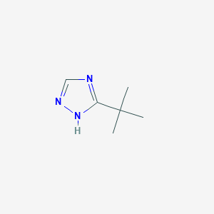 molecular formula C6H11N3 B1316155 3-Tert-butyl-1H-1,2,4-triazole CAS No. 96440-78-7